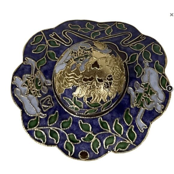 Vintage Cloisonne Hat - Picture 1 of 6
